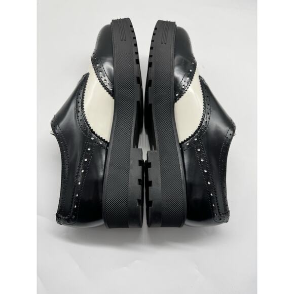 Marc Fisher LTD Remona Leather Monk Strap Loafers Black White Womens Size 8 - Picture 7 of 11